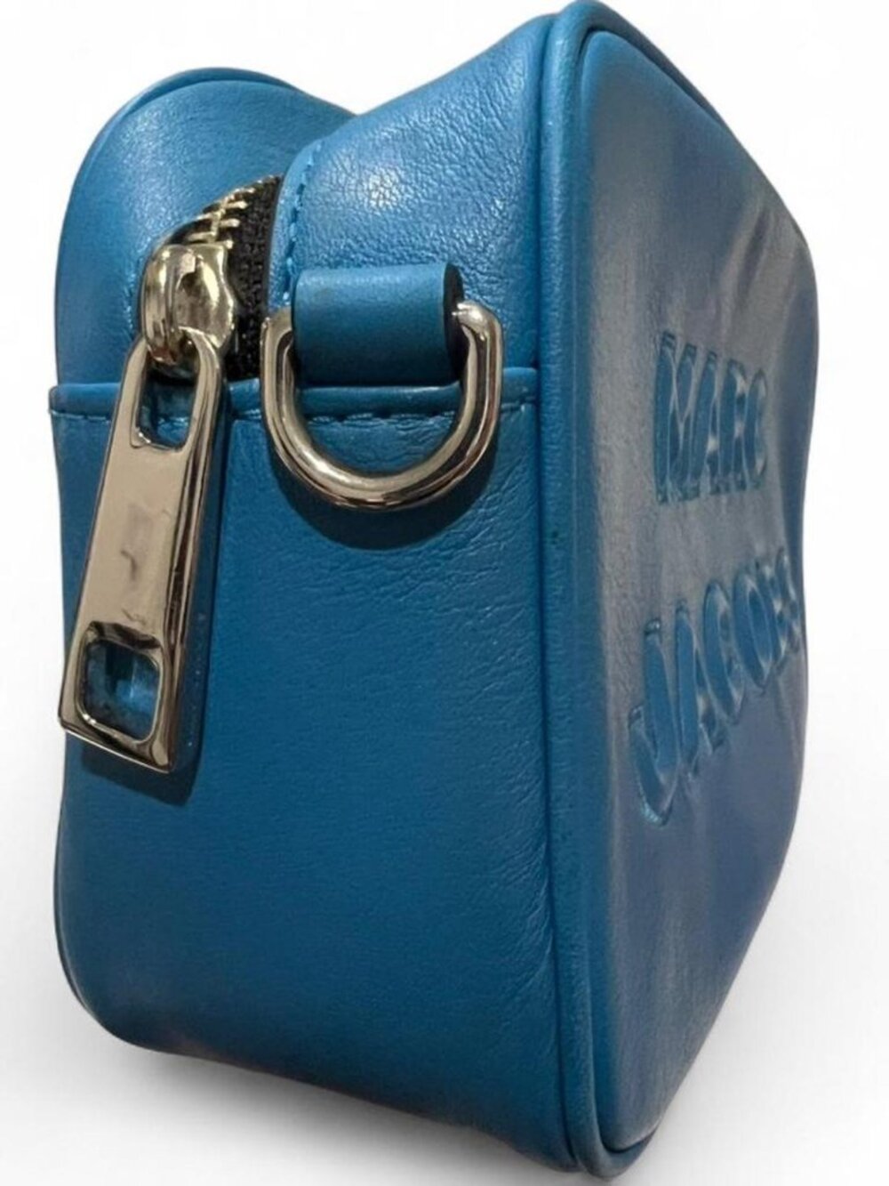 Authentic Marc Jacobs Flash Blue Leather Crossbody Bag - Picture 4 of 11